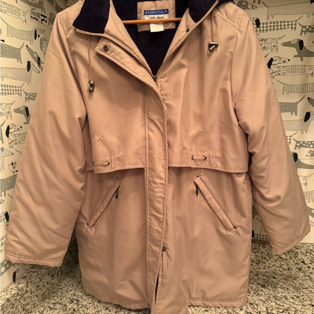 Essentials Beige Polyester Jacket - image 1
